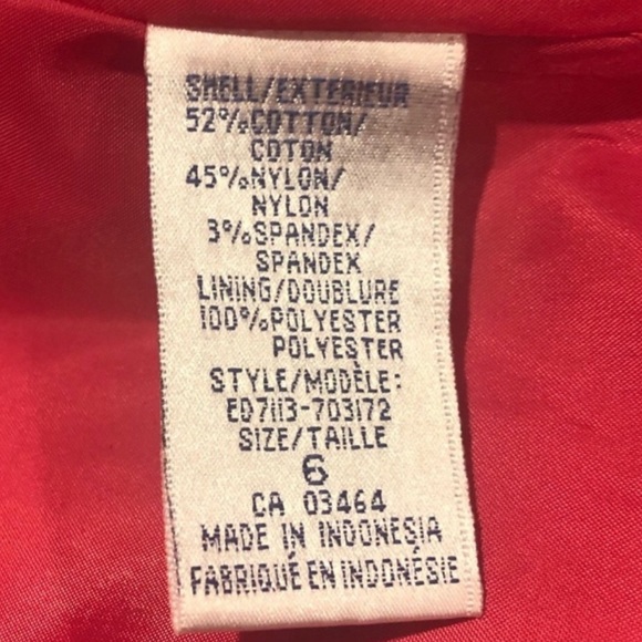 NWOT Ricki’s coral one button blazer size 6 - Picture 5 of 5